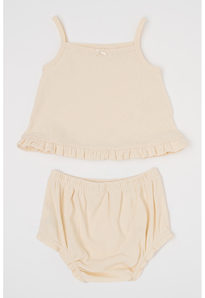 Gap Set de top si chiloti cu aspect striat