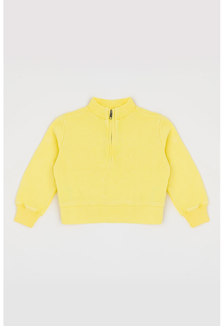Bluza sport cu fermoar scurt