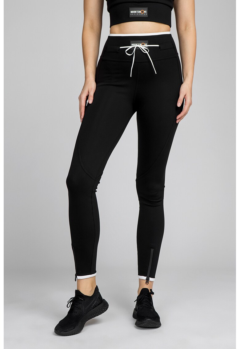 Клин с висока талия и цепки с цип BORNTOMOVE ACTIVEWEAR