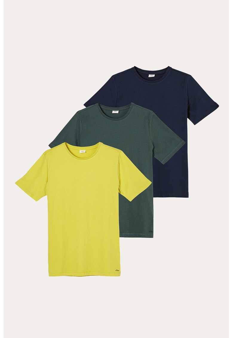 Set de tricouri de bumbac – 3 piese ANSWEAR