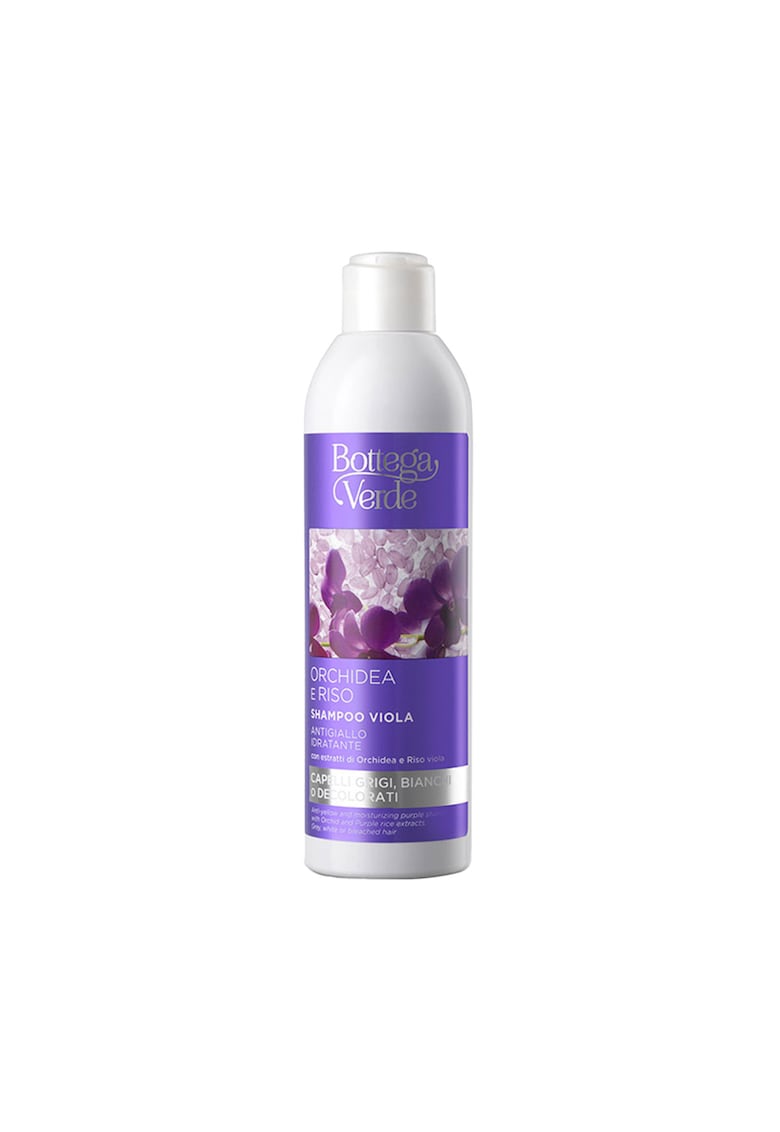 Sampon pentru neutralizarea tonurilor de galben - cu extracte de orhidee si orez - Orchidea e Riso - 250 ML -