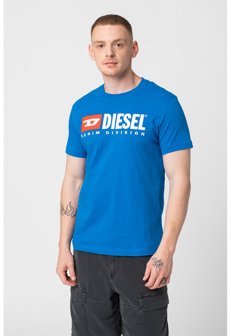 Вталена тениска с лого Diegor Diesel