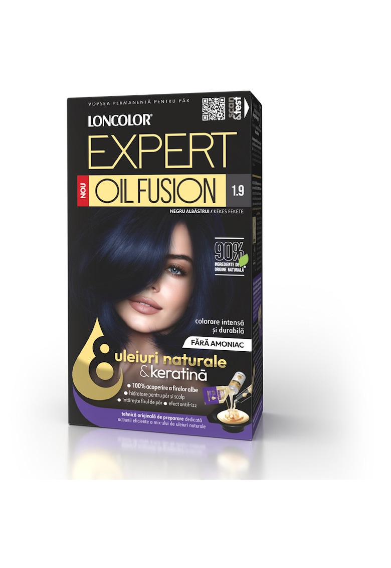 Vopsea de par permanenta Expert Oil Fusion - 100 ml - 1.9