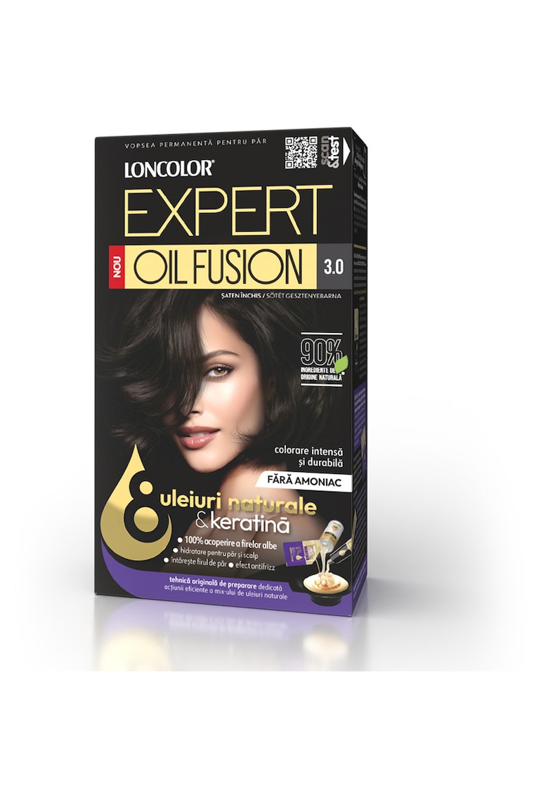 Vopsea de par permanenta Expert Oil Fusion - 100 ml - 3.0