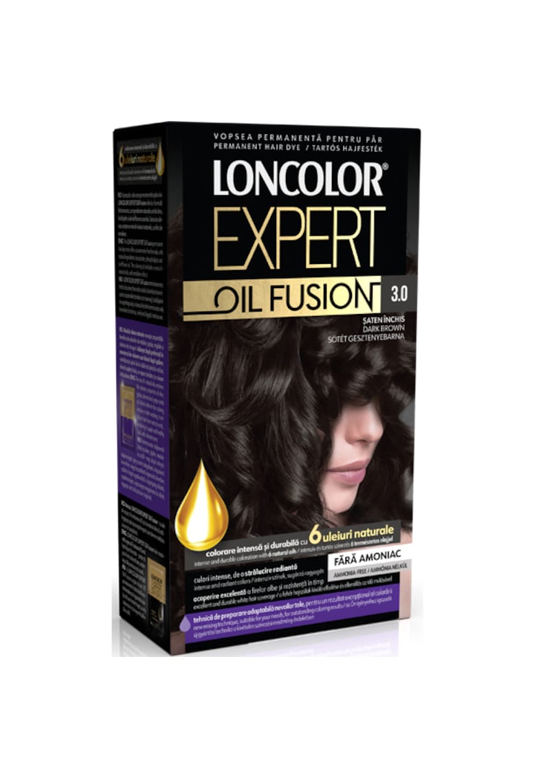 Vopsea de par permanenta Expert Oil Fusion - 100 ml - 3.0
