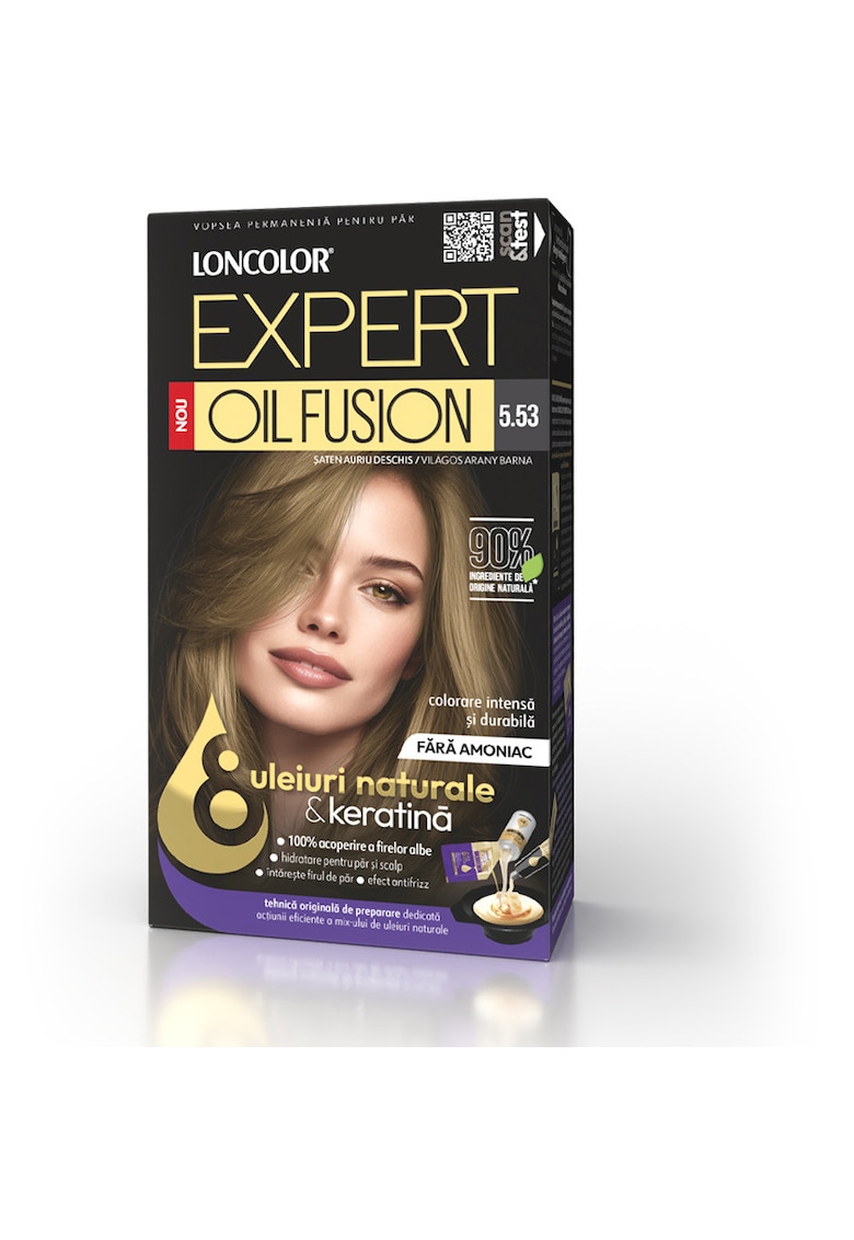 Vopsea de par permanenta Expert Oil Fusion - 100 ml - 5.35
