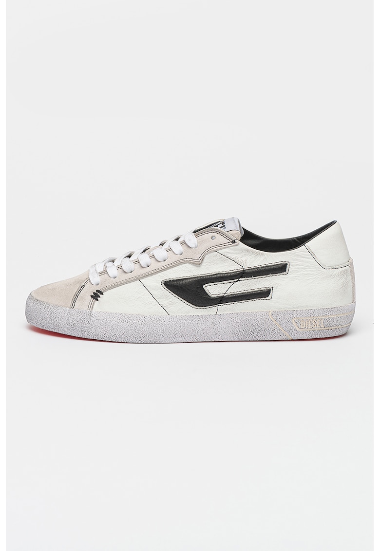 Pantofi sport de piele si piele intoarsa Leroji