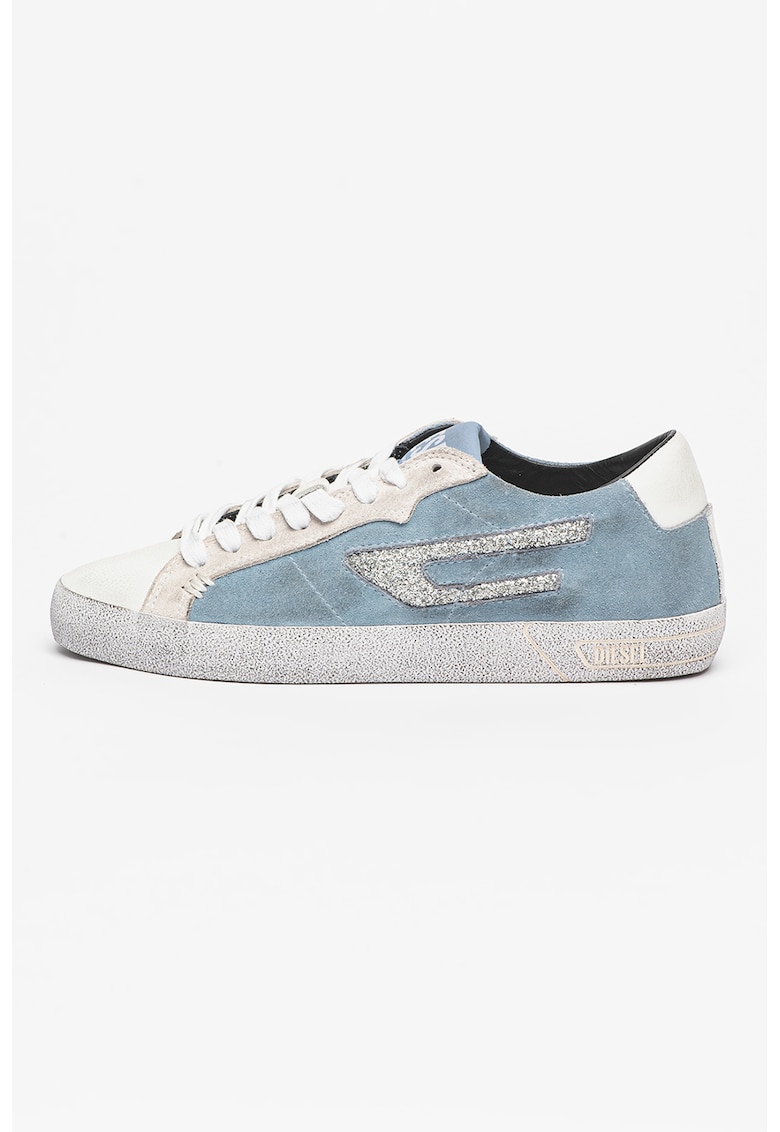Pantofi sport cu insertii de piele si piele intoarsa Leroji