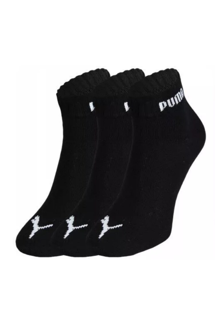 Set de sosete scurt unisex - 3 perechi - Negru -