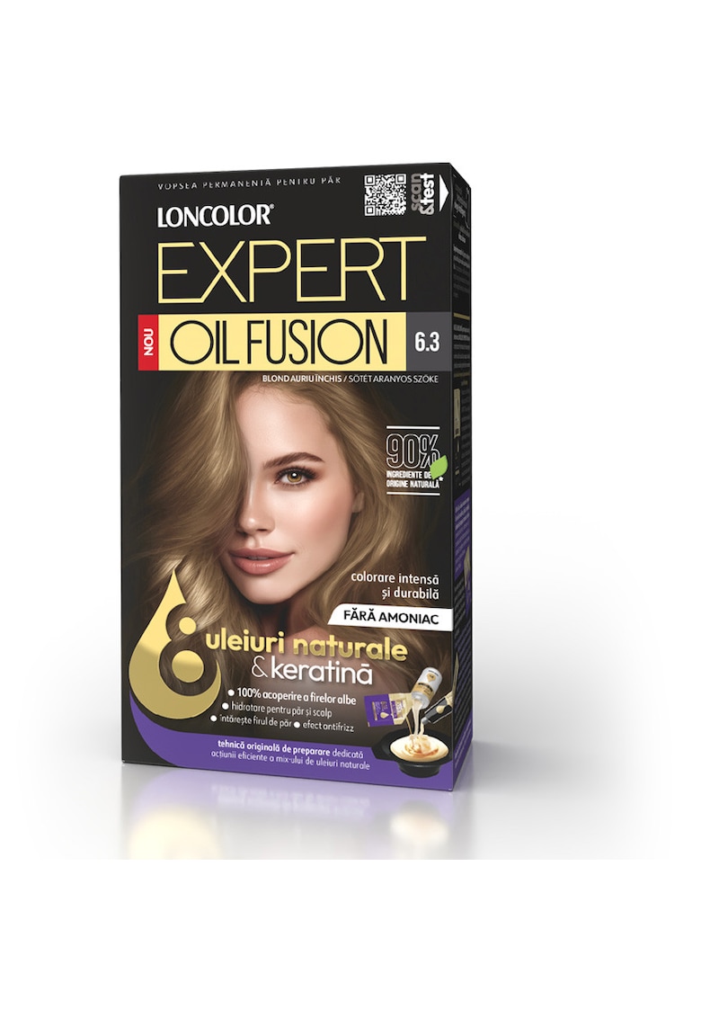 Vopsea de par permanenta Expert Oil Fusion - 100 ml - 6.3