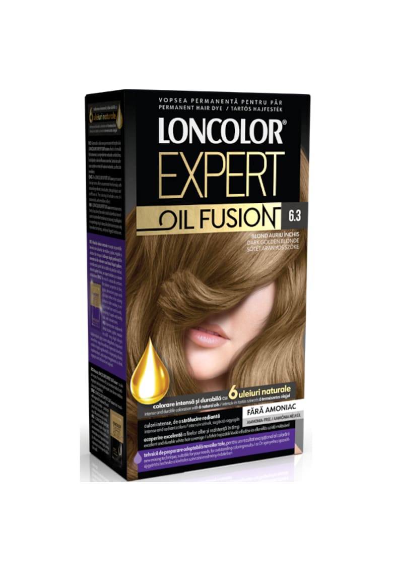 Vopsea de par permanenta Expert Oil Fusion - 100 ml - 6.3