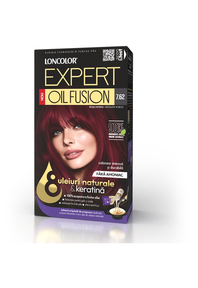 Vopsea de par permanenta Expert Oil Fusion - 100 ml - 7.62
