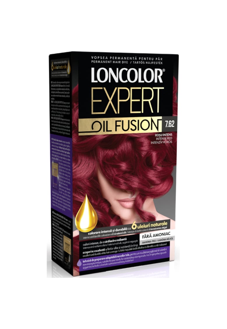 Vopsea de par permanenta Expert Oil Fusion - 100 ml - 7.62