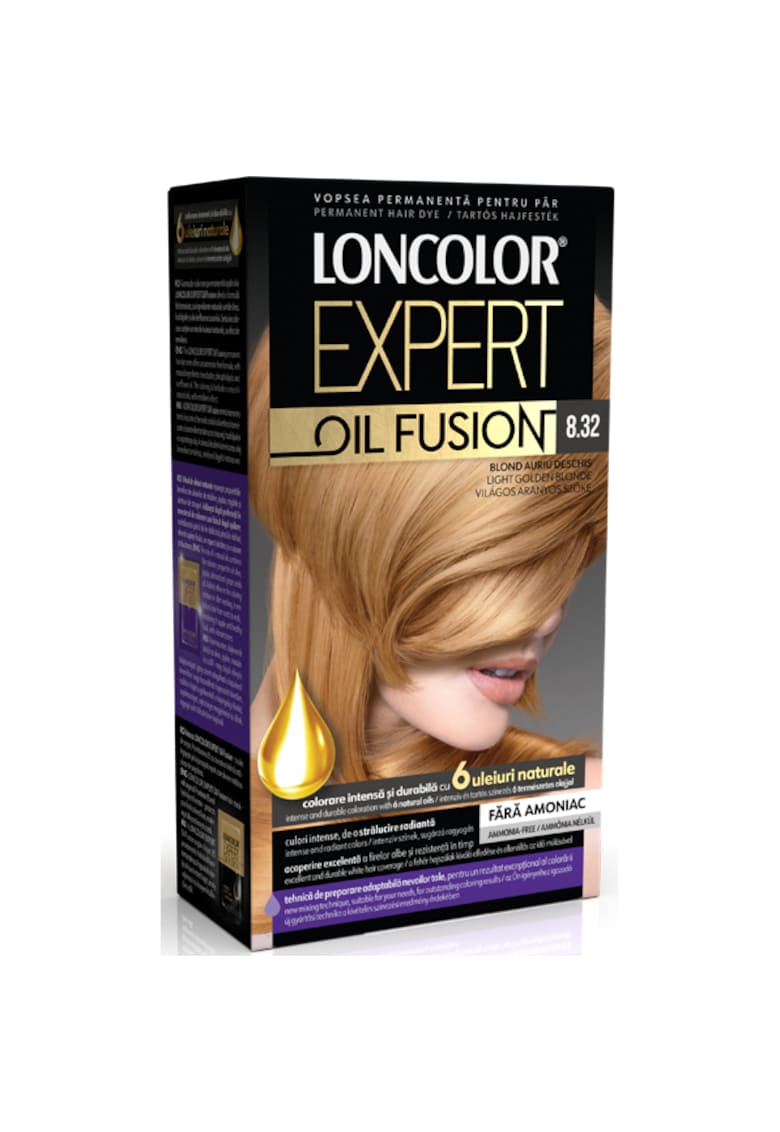 Vopsea de par permanenta Expert Oil Fusion - 100 ml - 8.32