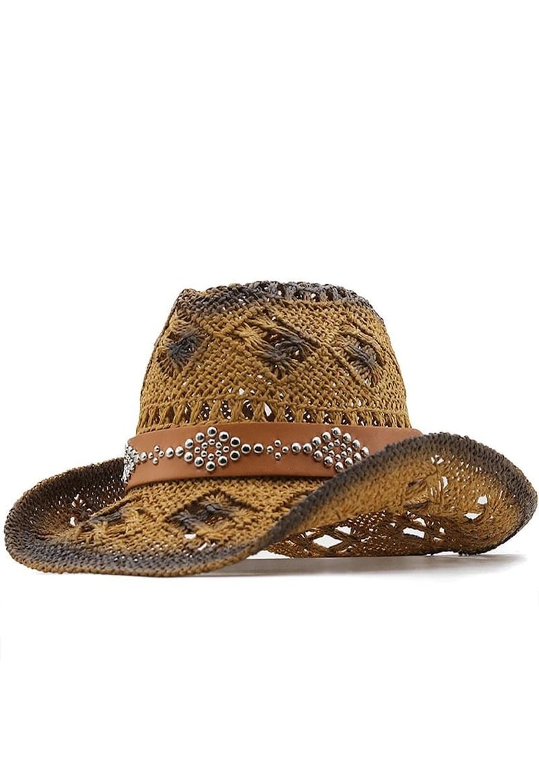 Palarie dama - de vara - stil cowboy - Falka -