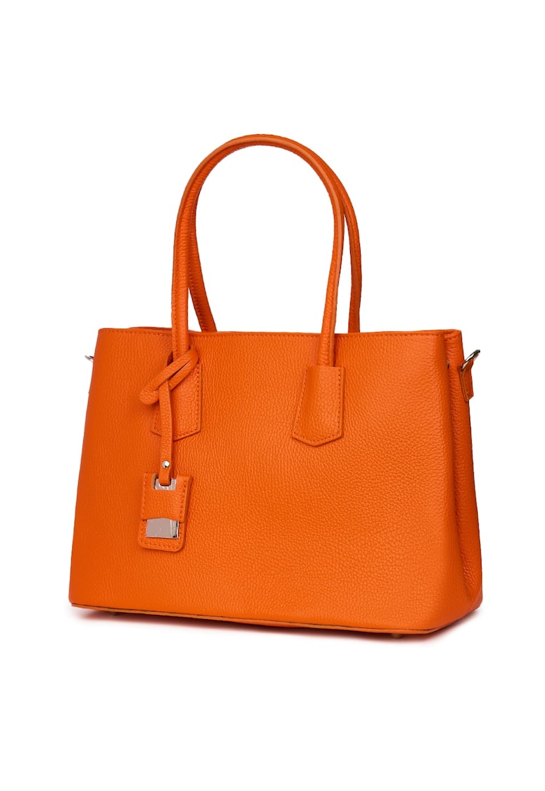 Geanta dama din piele naturala Valentina maro