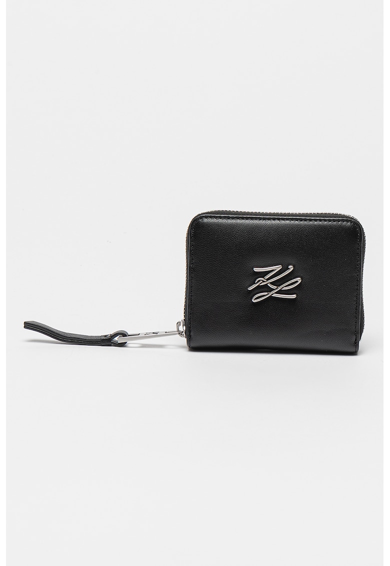 Karl Lagerfeld Кожен портфейл K/Autograph с лого за Жени Karl Lagerfeld Кожен портфейл K/Autograph с лого за Жени