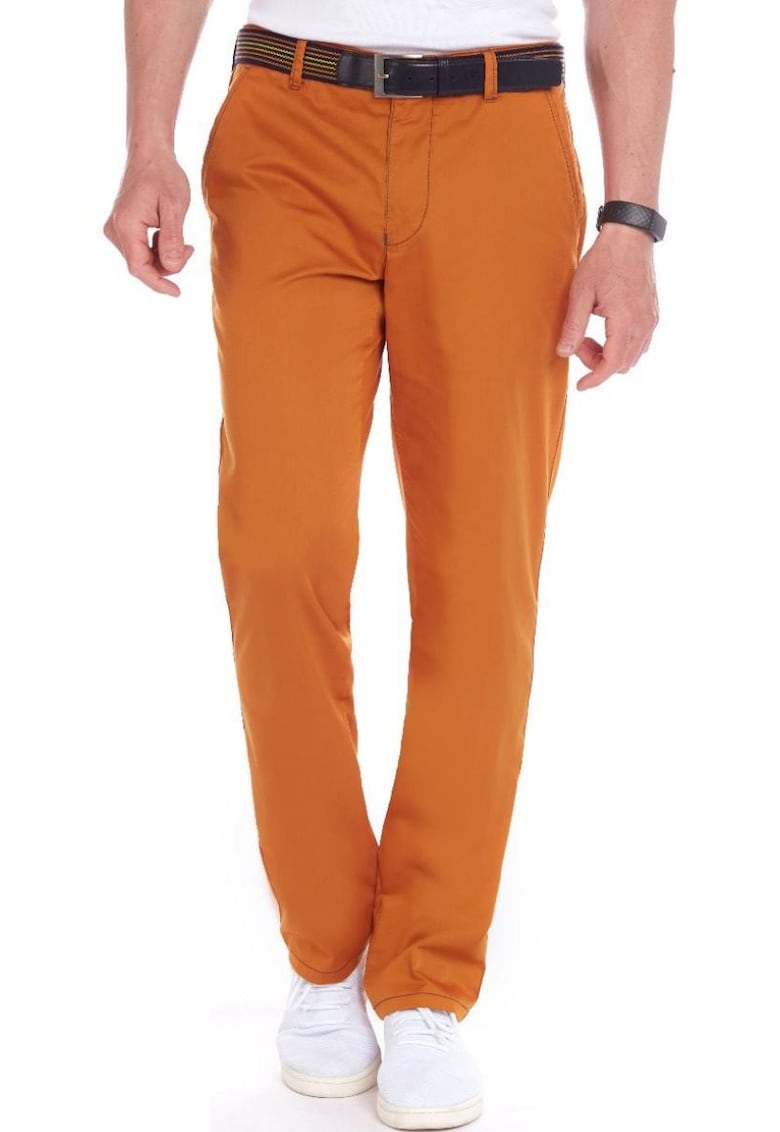 Pantaloni barbati - River 5511 - Caramiziu