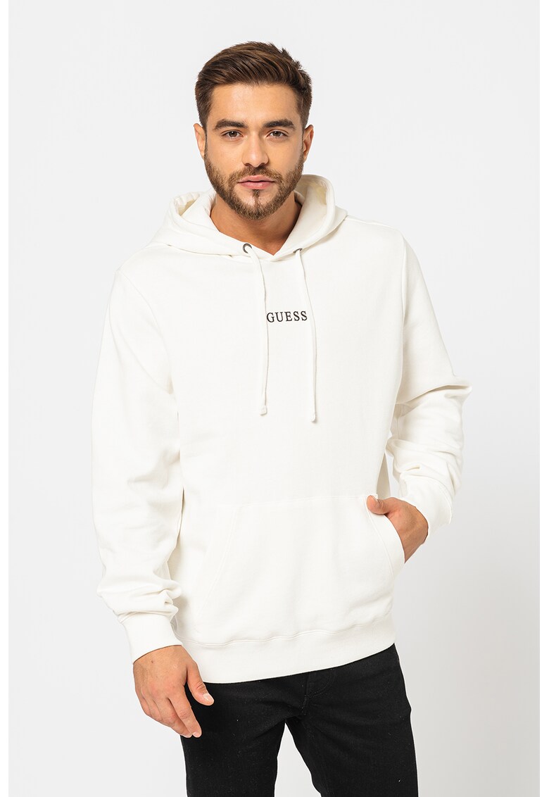 GUESS JEANS Худи с джоб кенгуру за Мъже GUESS JEANS Худи с джоб кенгуру за Мъже