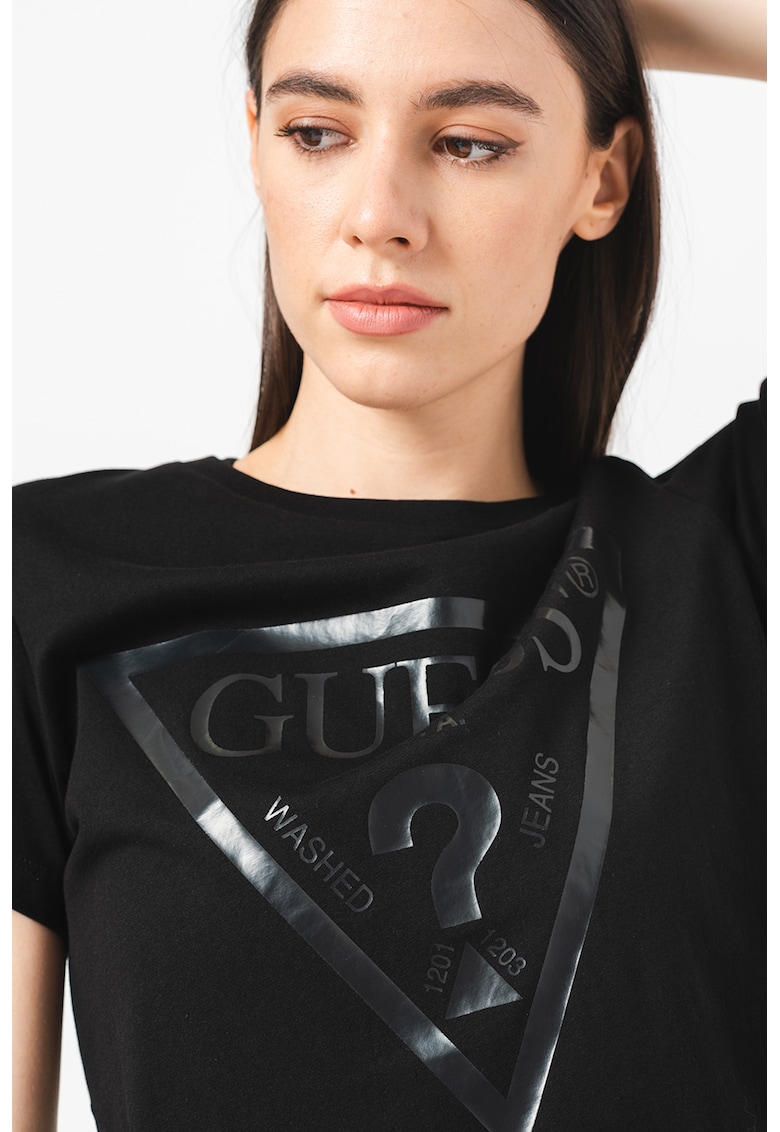 Tricou de bumbac cu imprimeu logo