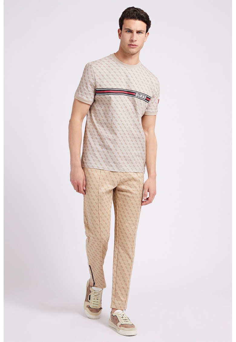 Tricou cu imprimeu logo - pentru fitness