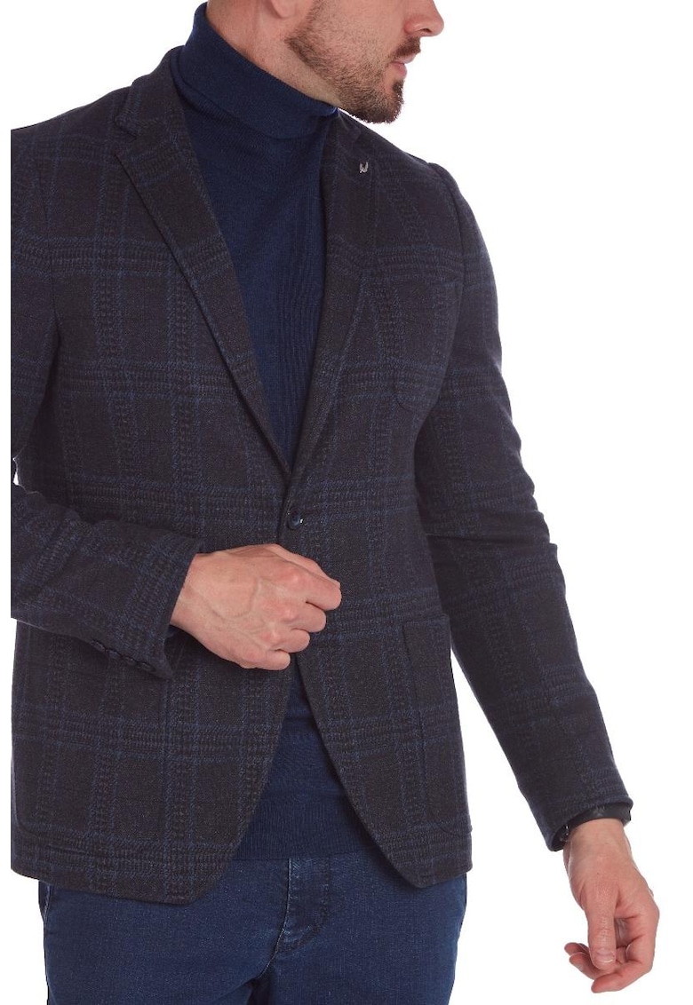 Sacou barbati - Jack-Jersey 6754 - Albastru