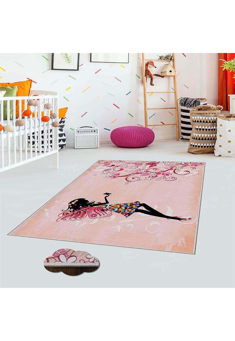 Oyo home Килим Butterfly 140×220 см – Полиестер – Дигитален печат – Неплъзгащ се – Многоцветен за Жени Oyo home Килим Butterfly 140×220 см – Полиестер – Дигитален печат – Неплъзгащ се – Многоцветен за Жени