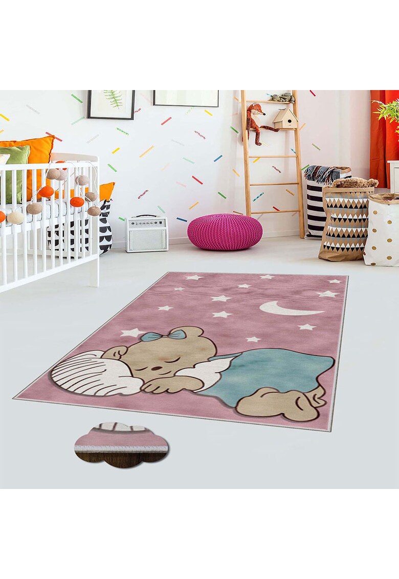 Oyo home Килим Sweet Dreams 140×220 см – Полиестер – Дигитален печат – Неплъзгаща се долна страна – Многоцветен за Жени Oyo home Килим Sweet Dreams 140×220 см – Полиестер – Дигитален печат – Неплъзгаща се долна страна – Многоцветен за Жени