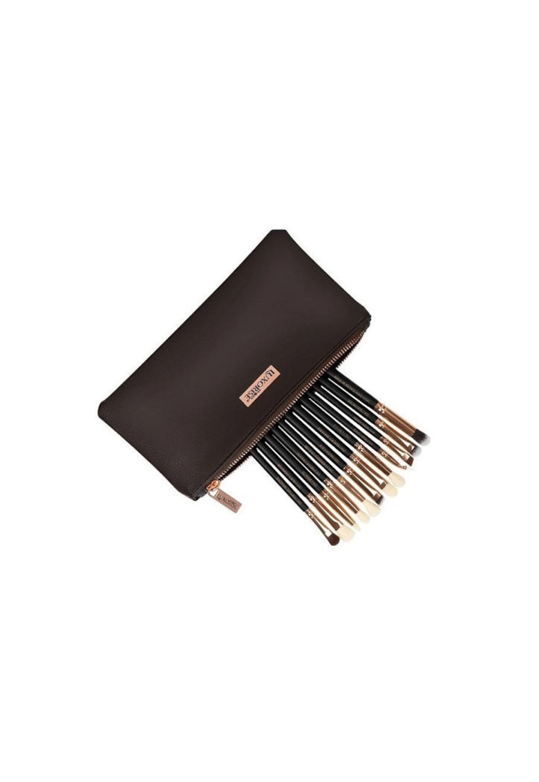 Set 12 Pensule Machiaj -  Gold - Borseta inclusa