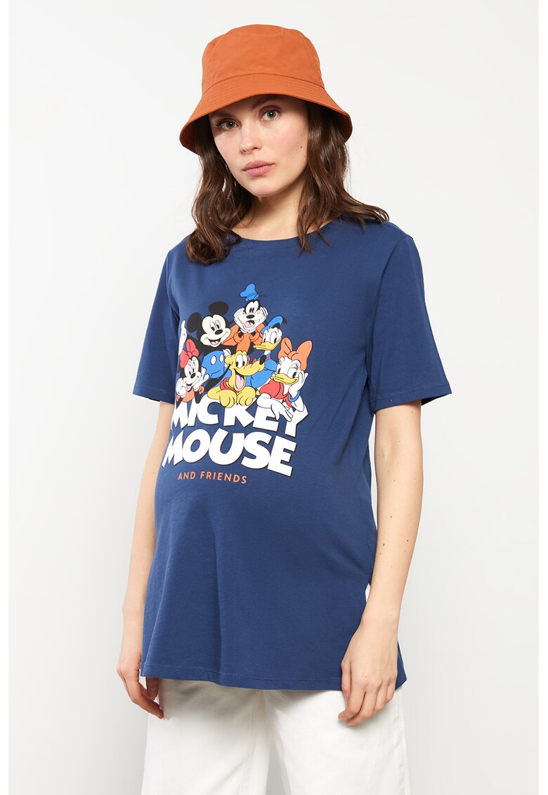 Tricou cu decolteu la baza gatului cu Mickey Mouse fashiondays.ro  Imbracaminte