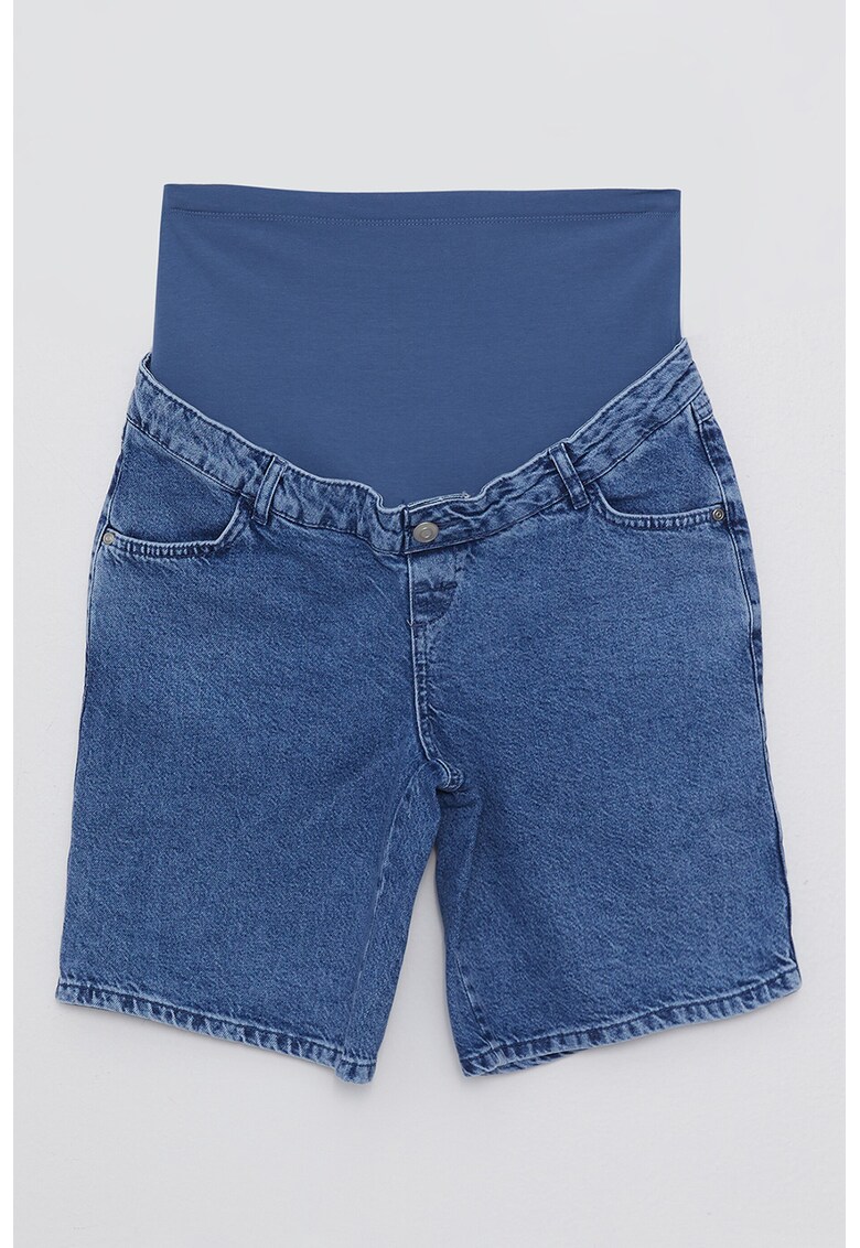 Pantaloni scurti de denim pentru gravide