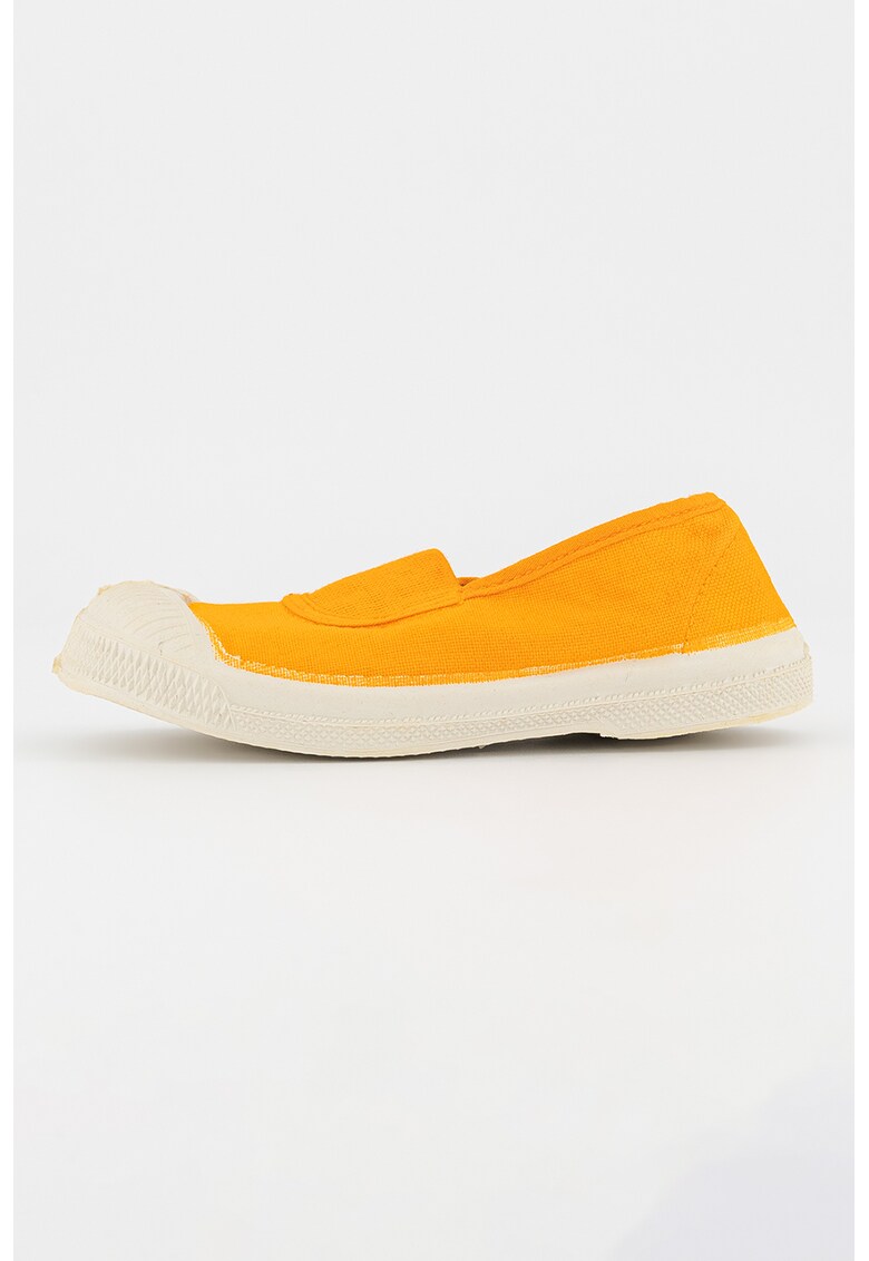 Tenisi slip-on cu varf intarit