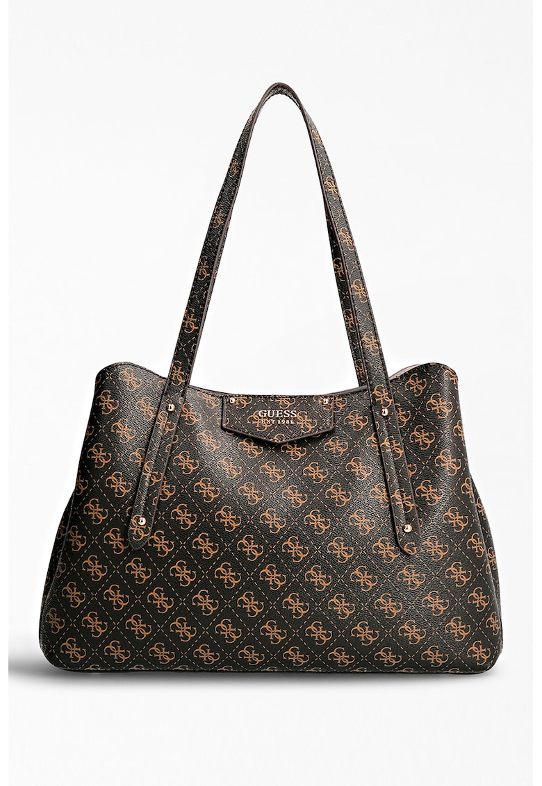 Geanta mare de piele ecologica cu model