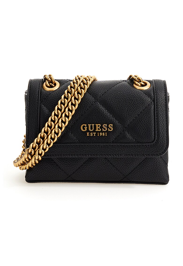 Geanta crossbody din piele ecologica cu aspect matlasat