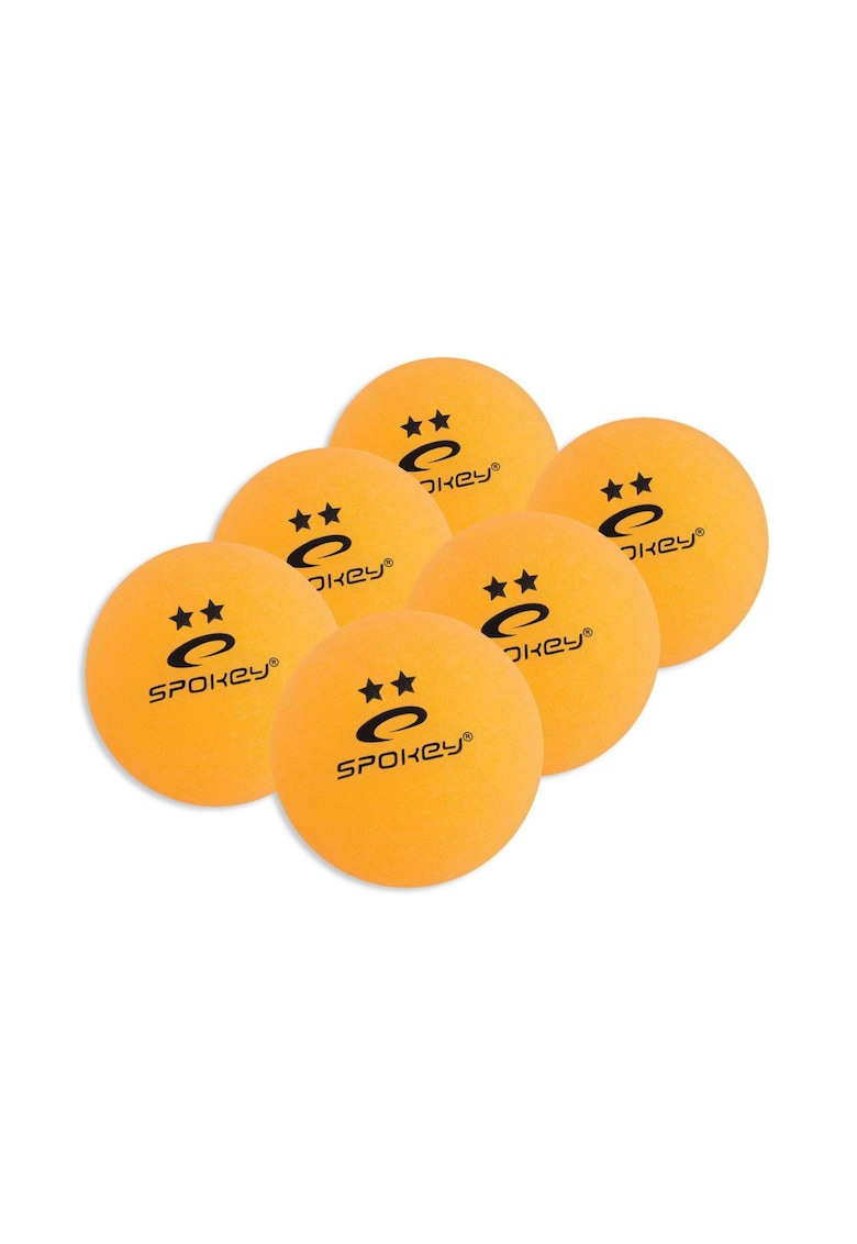 Set 6 mingi tenis de masa - Skilled 2 - ping pong - portocaliu - din PVC