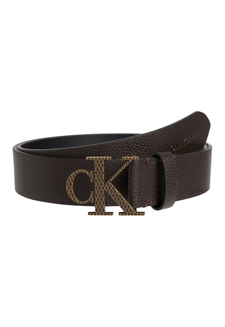 Curea de piele cu elemente metalice Curea de piele cu elemente metalice CALVIN KLEIN JEANS