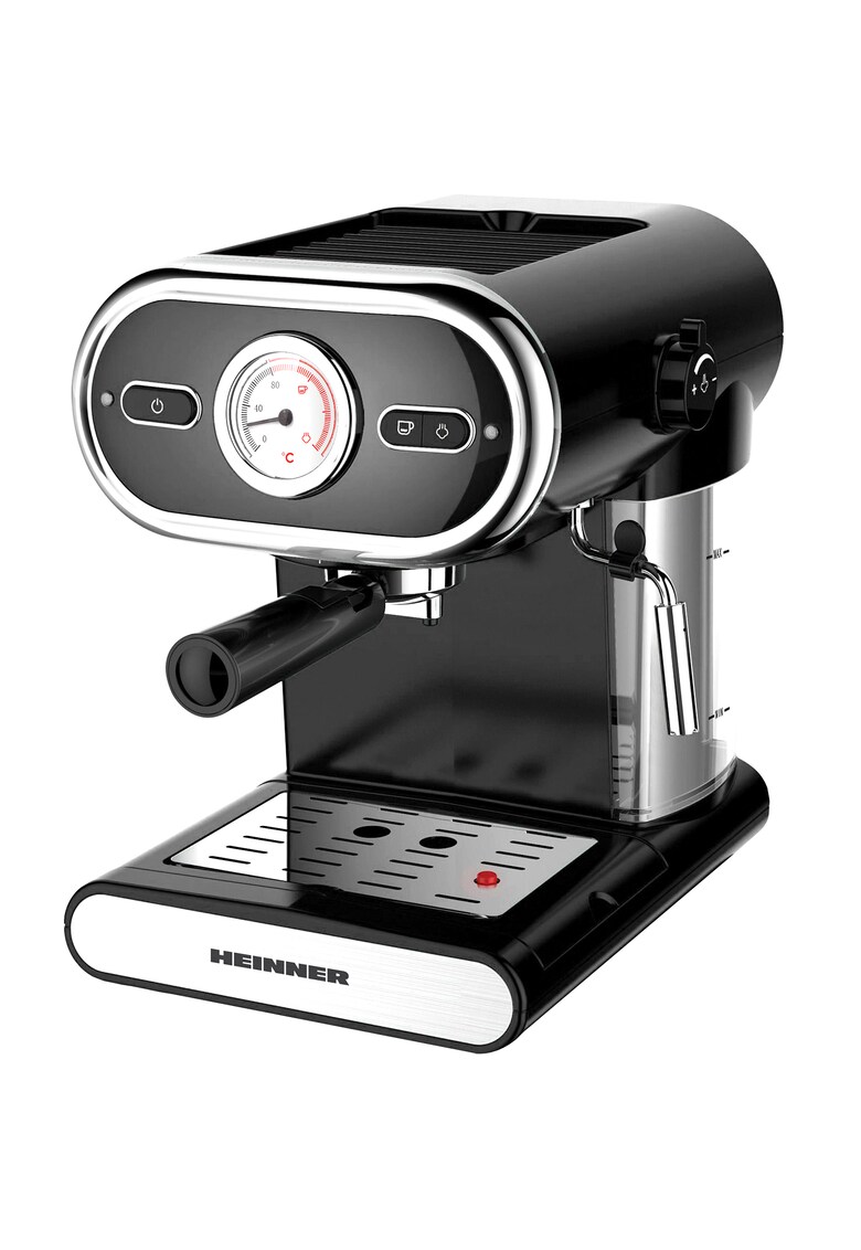 Espressor manual - 1100 W - 1 L - 15 bari - Negru