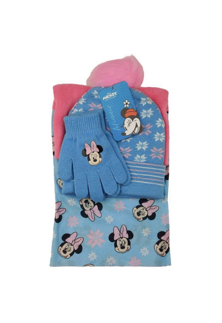 Set caciula-fular-manusi one size multicolor