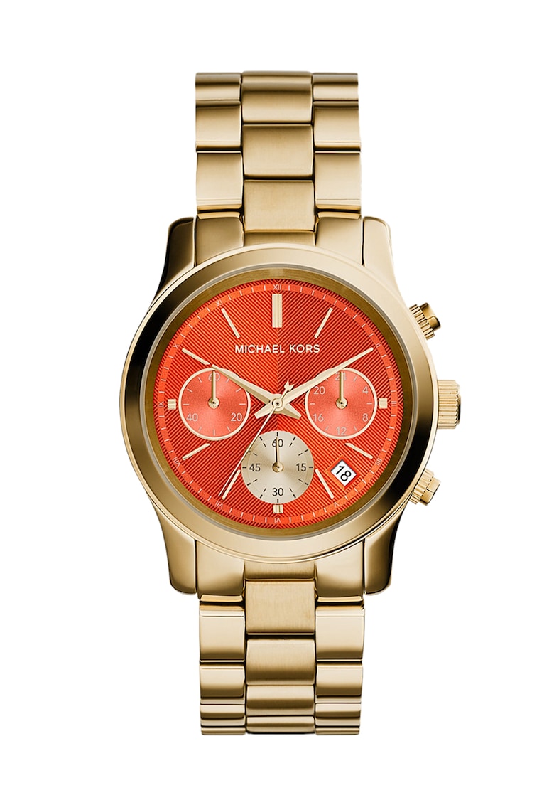 Ceas cronograf auriu Runway - de dama -
