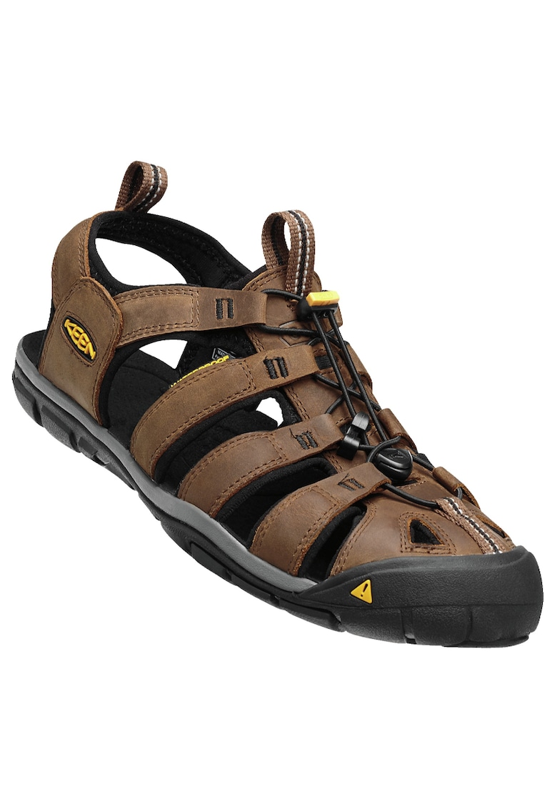 Sandale barbati - KEN1201079401S9 - Piele intoarsa - Negru/Maro