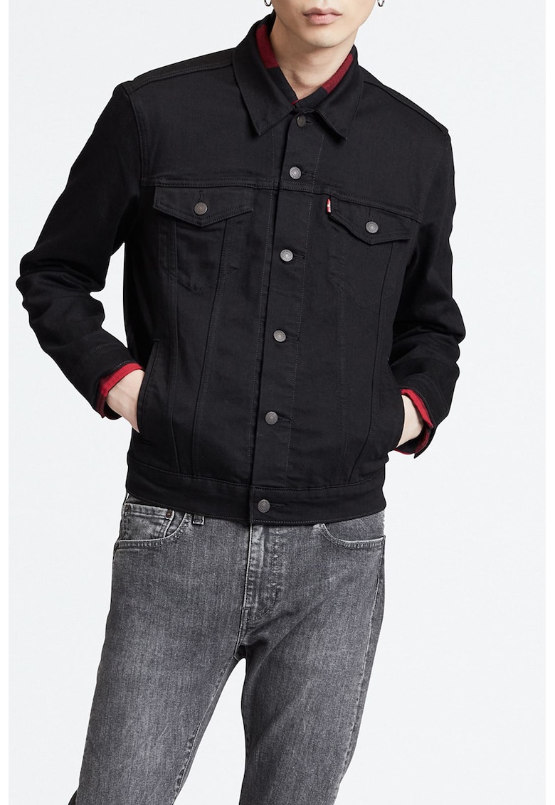 Jacheta de denim cu buzunare The Trucker