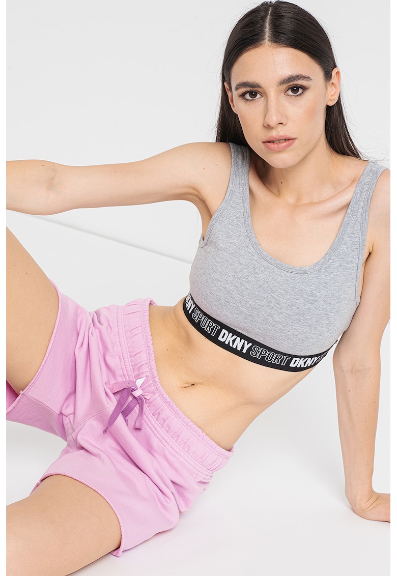 Bustiera cu banda logo – pentru fitness DKNY  Imbracaminte