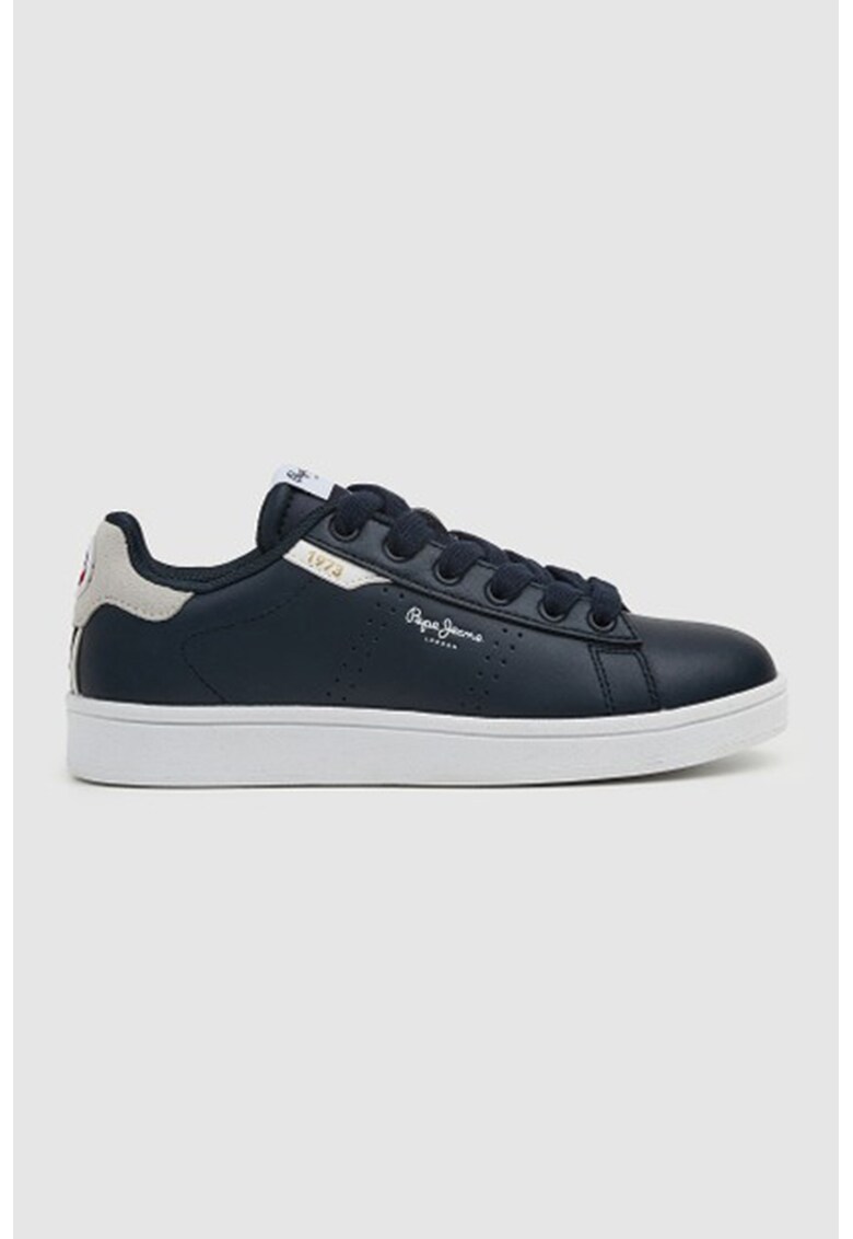 Pantofi sport de piele cu logo discret