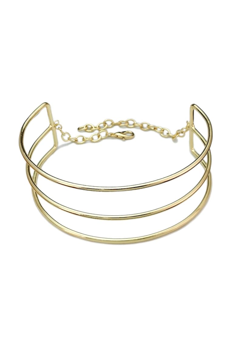 Colier choker - auriu - in 3 straturi - Gina C10 -