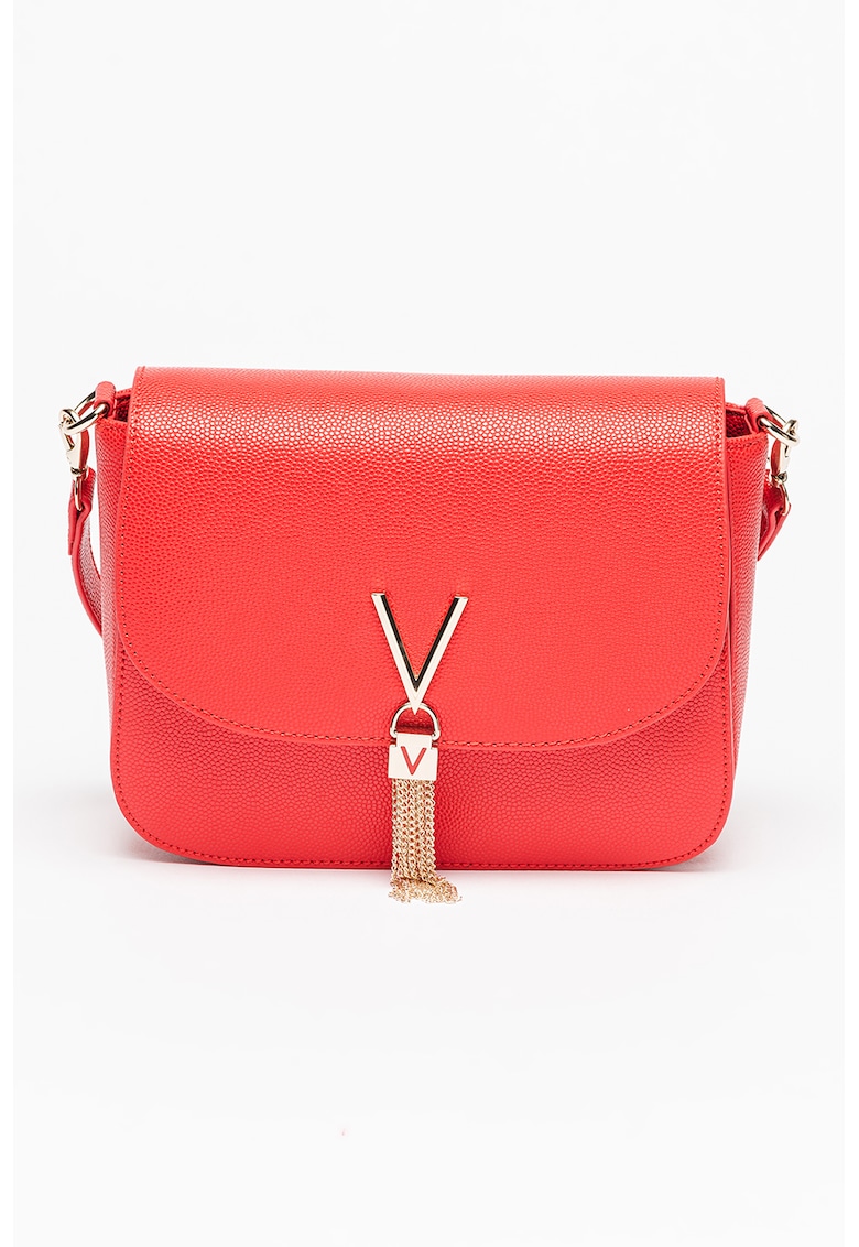 Geanta crossbody de piele ecologica Divina - Rosu