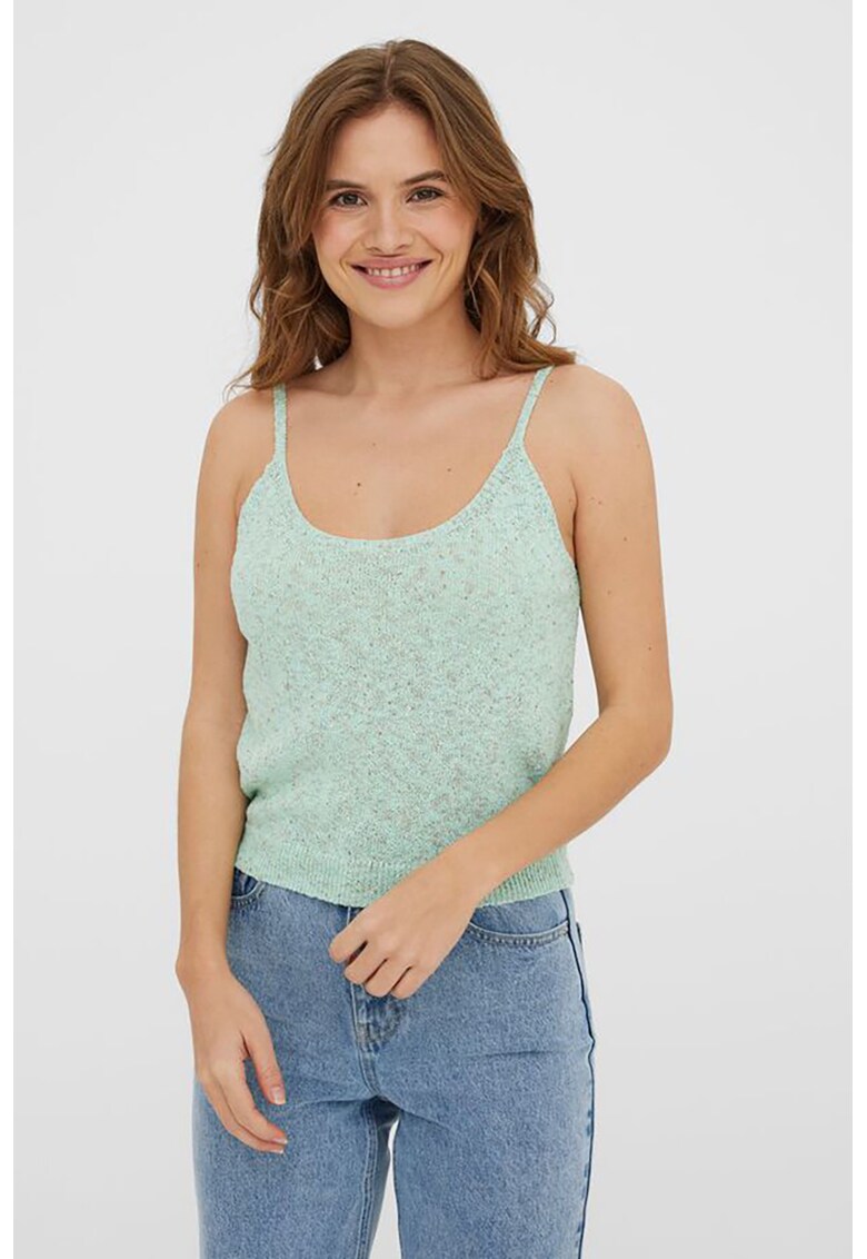 Фино плетена блуза без ръкави Vero Moda