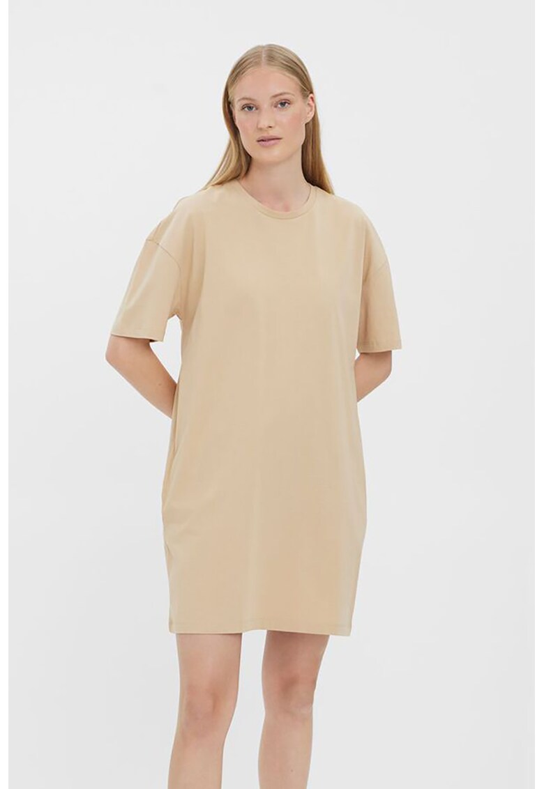 Къса рокля с овално деколте Vero Moda