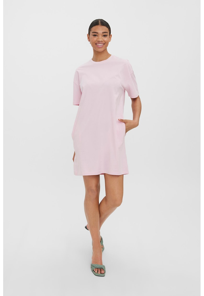 Къса рокля с овално деколте Vero Moda