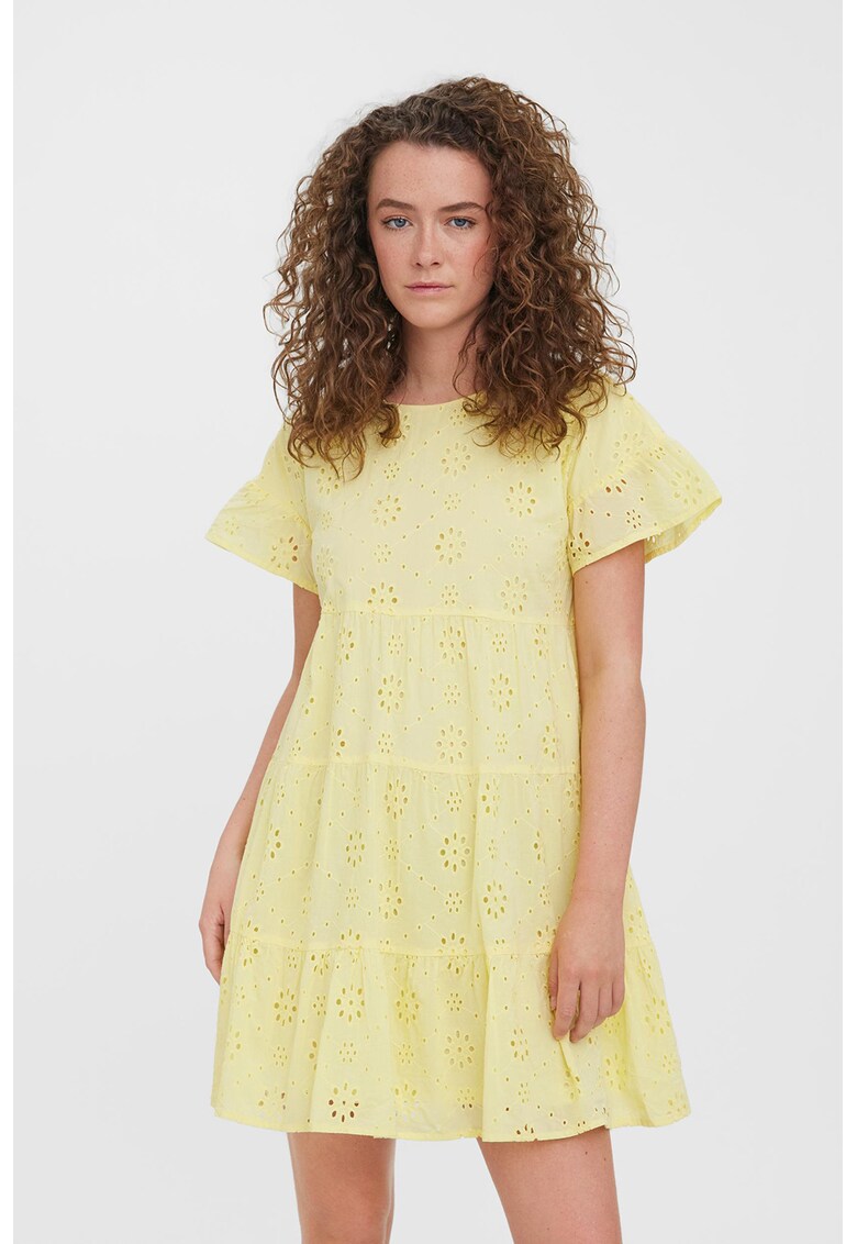 Къса рокля с ажур Vero Moda