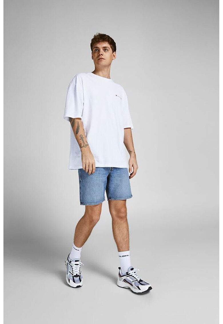 Pantaloni scurti de denim cu aspect decolorat Chris